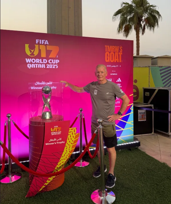 Don at the FIFA U-17 World Cup in Qatar